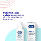 E45 Hydrating Facial Serum For Dry &amp;amp; Sensitive Skin 30Ml