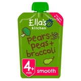Ella's Kitchen Organic Pears, Peas &amp;amp; Broccoli Baby Food Pouch 4+ Months 120g