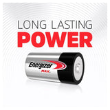 Energizer Max D Batteries Alkaline   4 per pack
