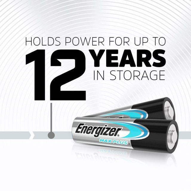 Energizer Max Plus AA Batteries Alkaline   8 per pack