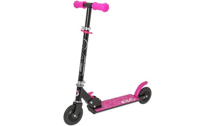 EVO 2 Wheel Scooter - Black &amp;amp; Pink