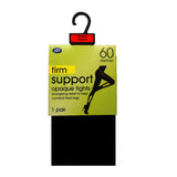 Firm Support Tights 60D Black M
