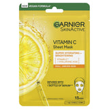 Garnier Brightening &amp;amp; Super Hydrating Vitamin C Sheet Mask 28g
