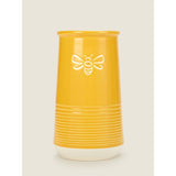 George Home Yellow Ceramic Bee Vase