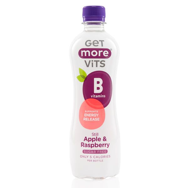 Get More Vits  B Vitamins Still Apple &amp;amp; Raspberry 12x500ml