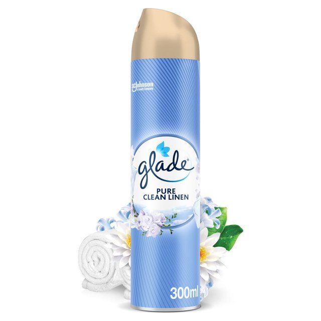 Glade Aerosol Clean Linen Air Freshener   300ml