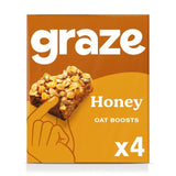 Graze Protein Honey Snack Bars Wholegrain Oats   4 per pack
