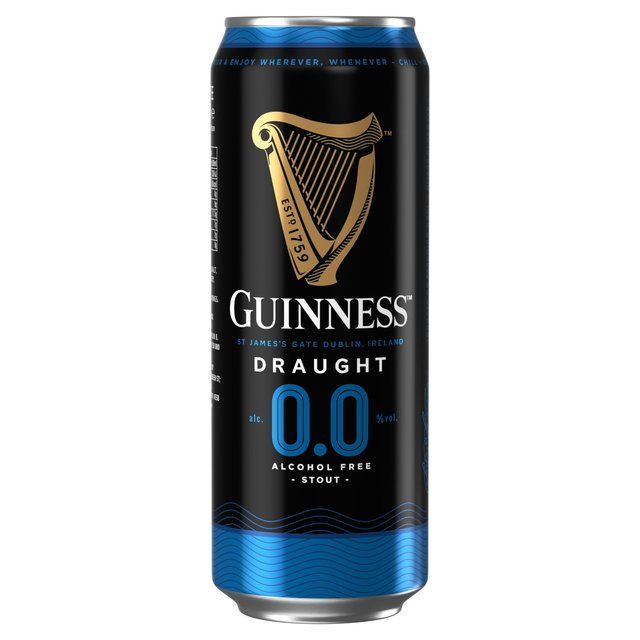 Guinness Draught 0.0% Alcohol Free Stout    4 x 440ml