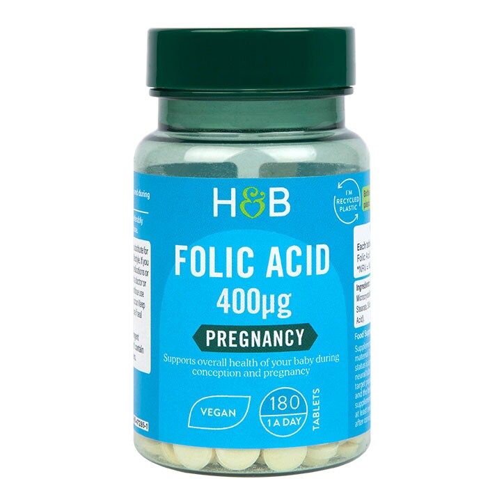 Holland &amp;amp; Barrett Folic Acid 400ug 180 Tablets