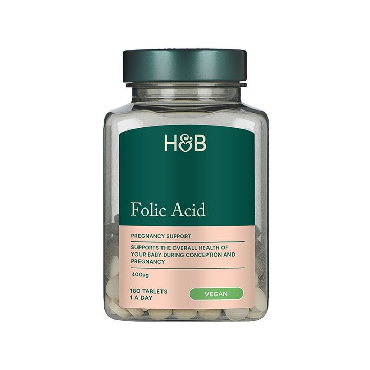 Holland &amp;amp; Barrett Folic Acid 400ug 180 Tablets