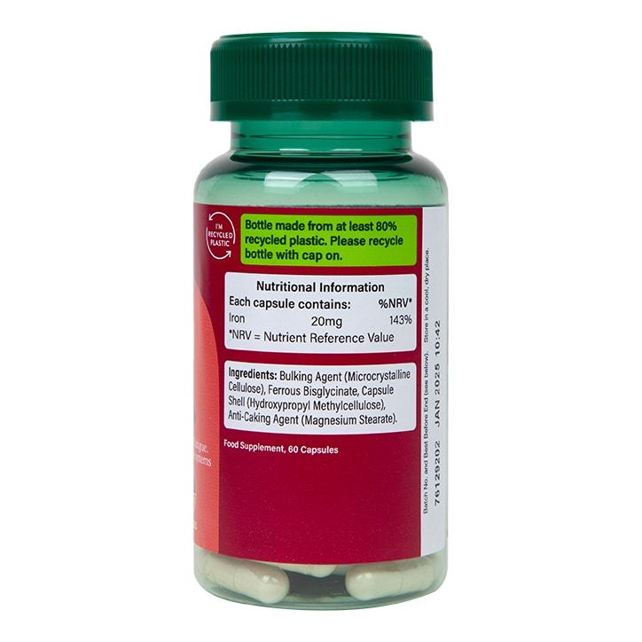 Holland &amp;amp; Barrett Gentle Iron 20mg 90 Capsules