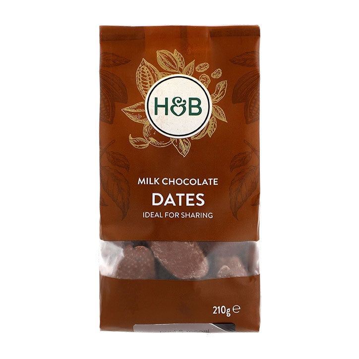 Holland &amp;amp; Barrett Milk Chocolate Dates 210g