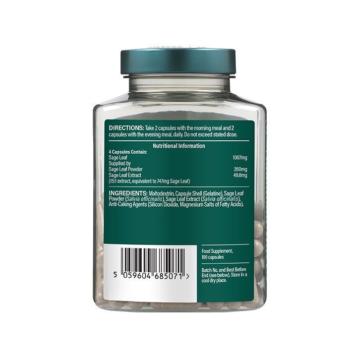 Holland &amp;amp; Barrett Sage Leaf 100 Capsules