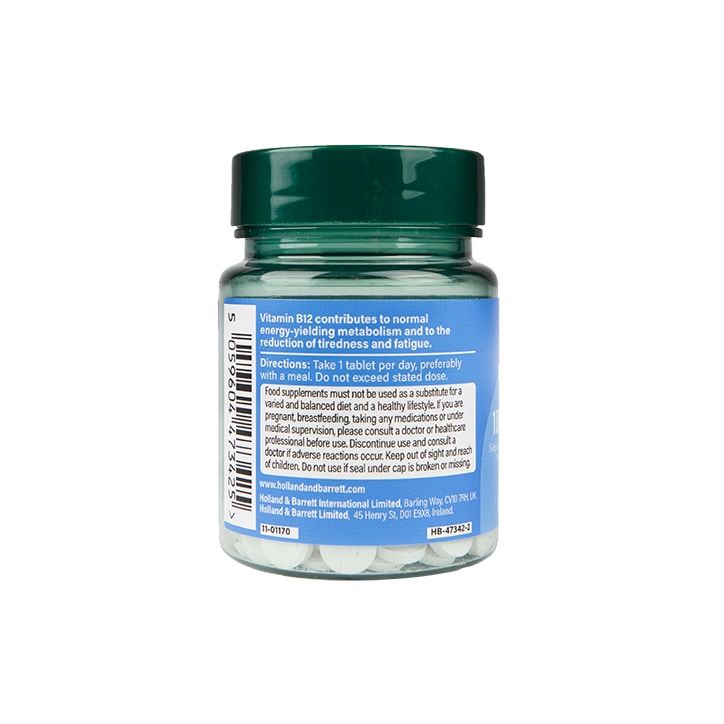 Holland &amp;amp; Barrett Vitamin B12 100ug 120 Tablets
