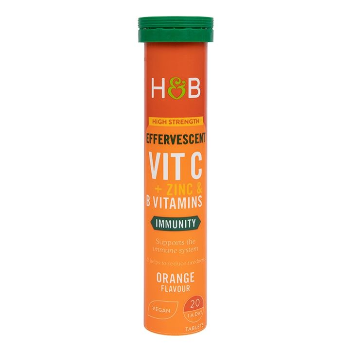 Holland &amp;amp; Barrett Vitamin C, Vitamin B &amp;amp; Zinc 20 Effervescent Tablets