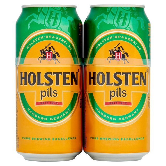 Holsten Pils Lager Beer Cans   4 x 440ml