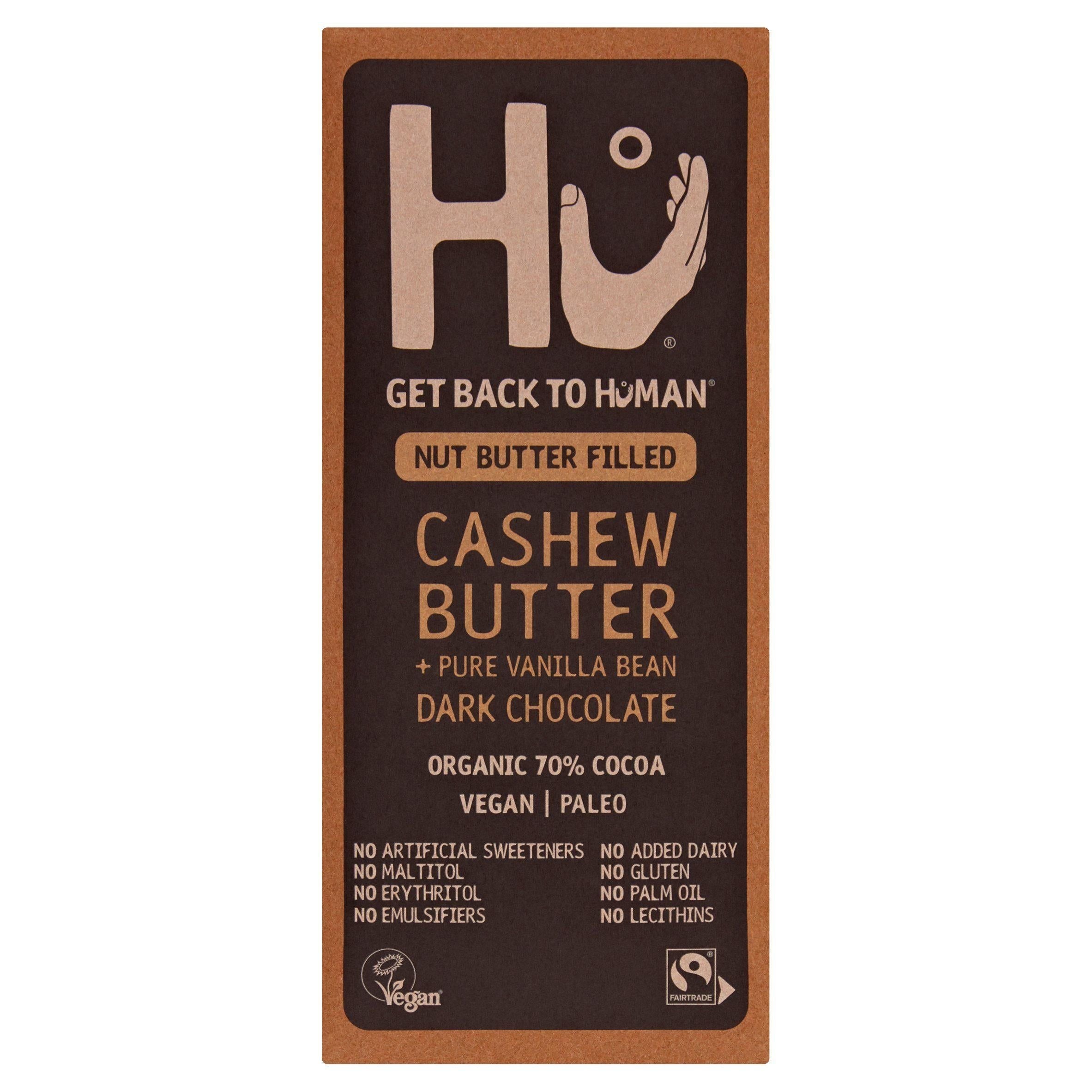 Hu Cashew Butter &amp;amp; Pure Vanilla Bean Dark Chocolate Bar 60g