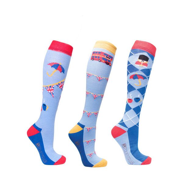 Hy Adult Love From London Socks (Pack of 3) (4-8)