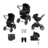 Ickle Bubba Cosmo all-in-one i-Size Travel System  Gun Metal/Black/Tan/ Pack Size 1