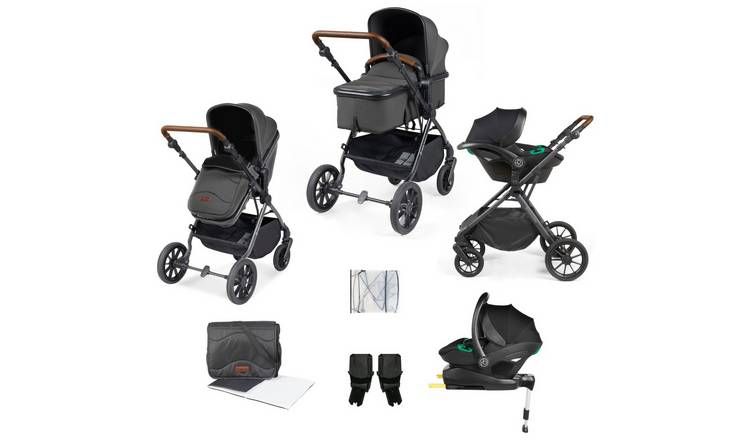 Ickle Bubba Cosmo i-Size &amp;amp; Isofix Travel System - Grey