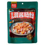 Bai Jia gedämpfte Reisnudelröllchen mit Sesampaste (süßer und würziger Geschmack) 白家阿寛 混醬腸粉