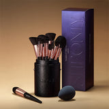 Livingandhome 18pcs Professional Makeup Brush Set- Black