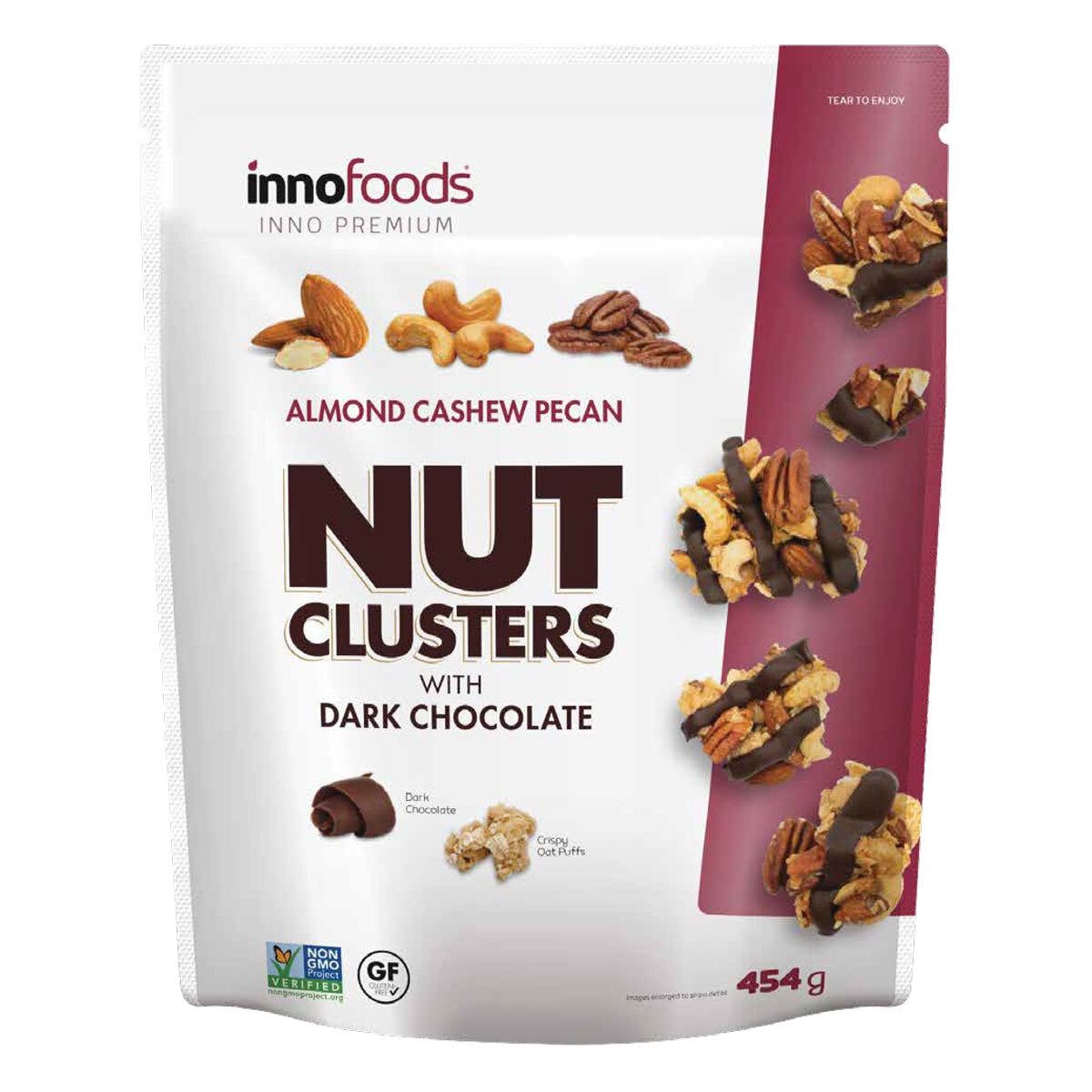 Inno Foods Nut Clusters with Dark Chocolate &amp;amp; Oat Puffs, 454g