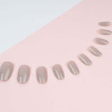 Invogue Classic Nude Oval Nails - Pack of 24