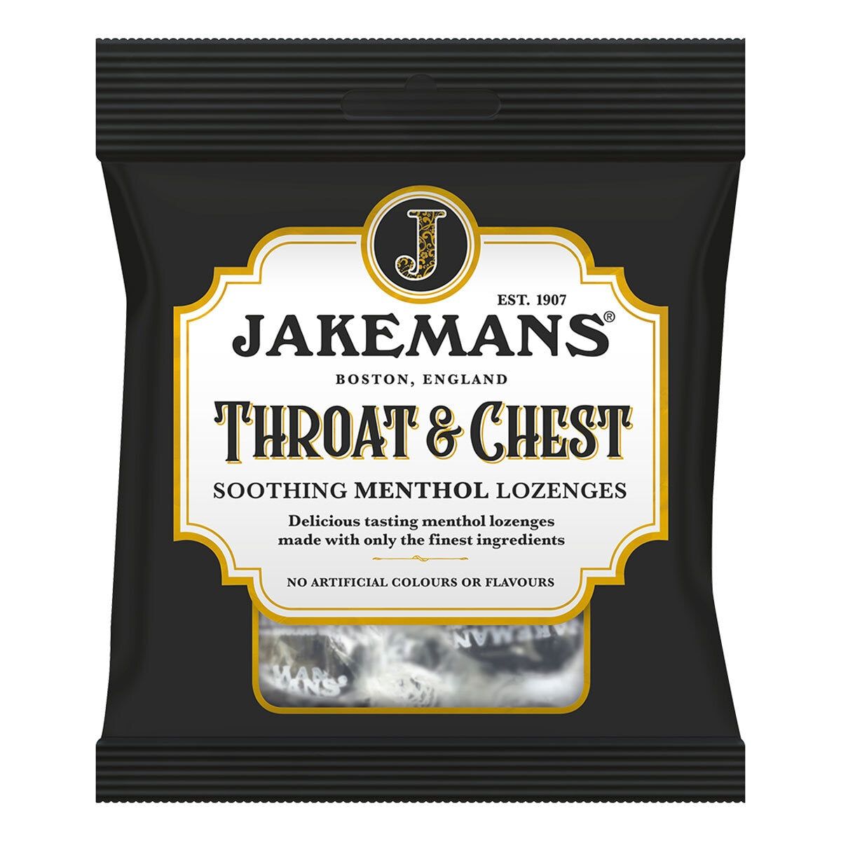 Jakemans Throat &amp;amp; Chest Lozenges, 12 x 73g