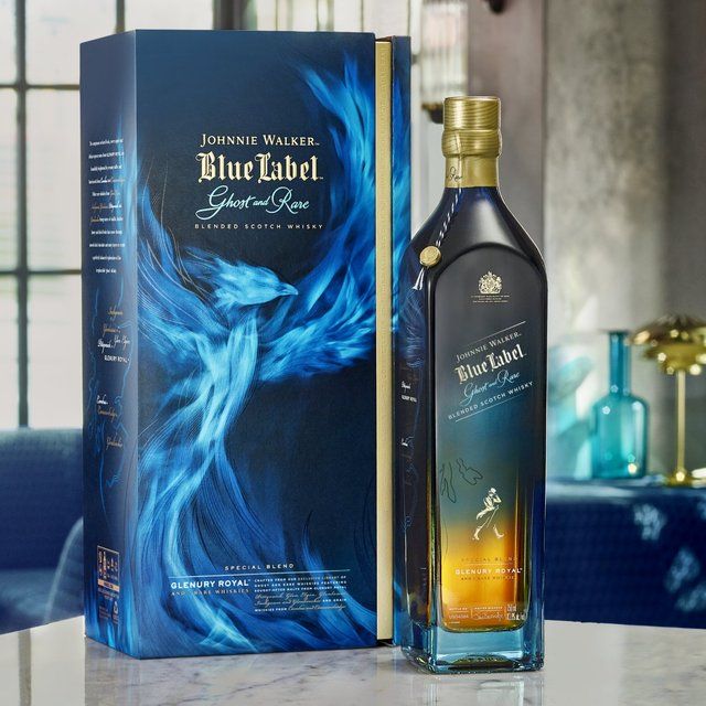 Johnnie Walker Blue Label Ghost &amp;amp; Rare Glenury Royal Limited Edition   70cl