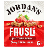 Jordans Red Berries Frusli Cereal Bars   6 x 30g