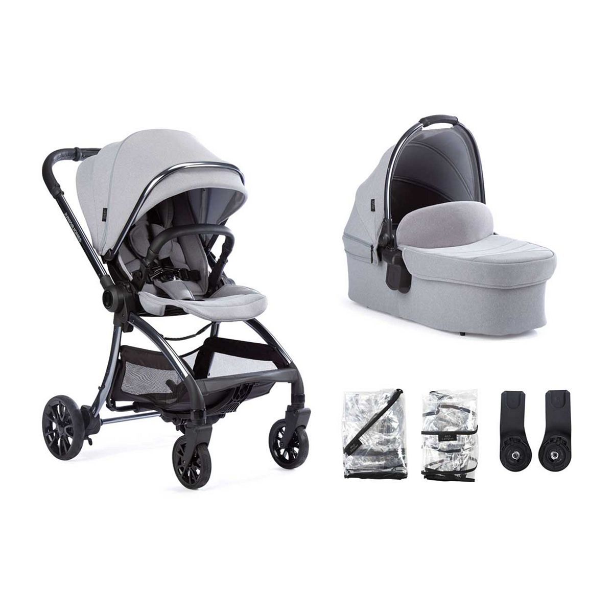 Junior Jones Aylo Stroller Bundle &amp;ndash; Pebble Grey