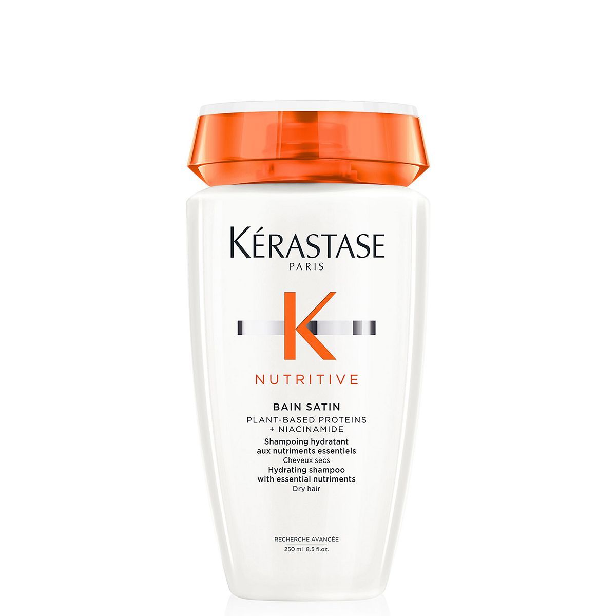 K&amp;eacute;rastase Nutritive, Hydrating Shampoo for Dry Hair, Nourishing Formula With Niacinamide, Restores Shine, Bain Satin 250ml