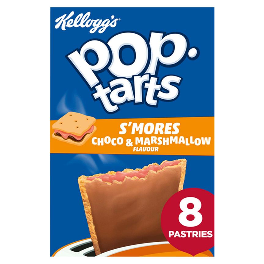 Kellogg's Pop Tarts S'mores Choco &amp;amp; Marshmallow Flavour 8 x 48g (384g)