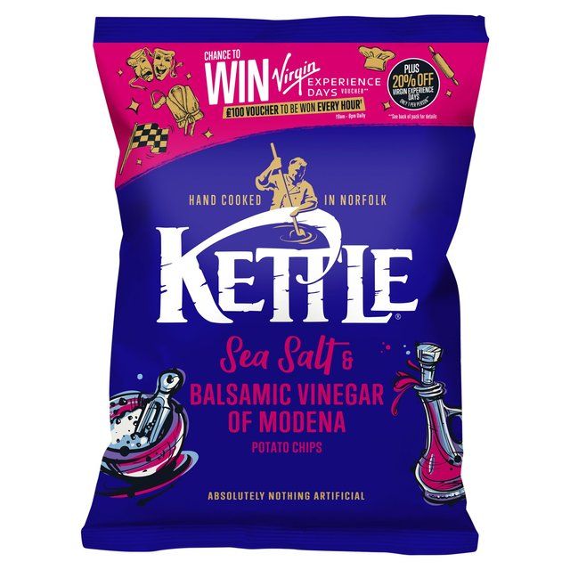 KETTLE Chips Sea Salt &amp;amp; Balsamic Vinegar of Modena   130g