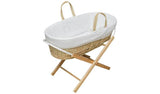 Kinder Valley Waffle Moses Basket &amp;amp; Folding Stand