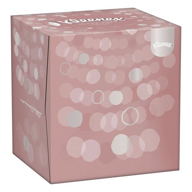 Kleenex Ultra Soft Cube Facial Tissues - Single Box   48 per pack