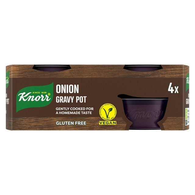Knorr 4 Onion Gravy Pot   4 x 28g