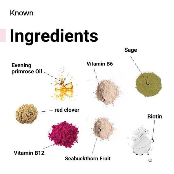 Known Menopause Support Vegan Gummy Supplements x 60