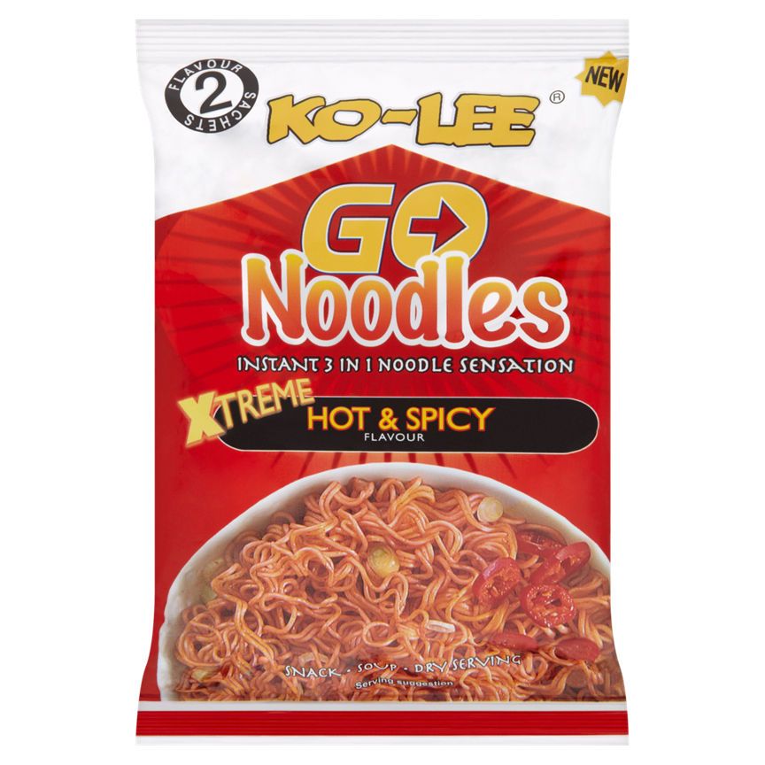 Ko-Lee Go Noodles Xtreme Hot &amp;amp; Spicy Flavour