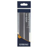 Korbond Care &amp;amp; Repair Hook &amp;amp; Loop Stick On Black 2cm x 50cm