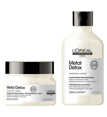 L'or&amp;eacute;al Professionnel Serie Expert Metal Detox Shampoo and Hair Mask Duo