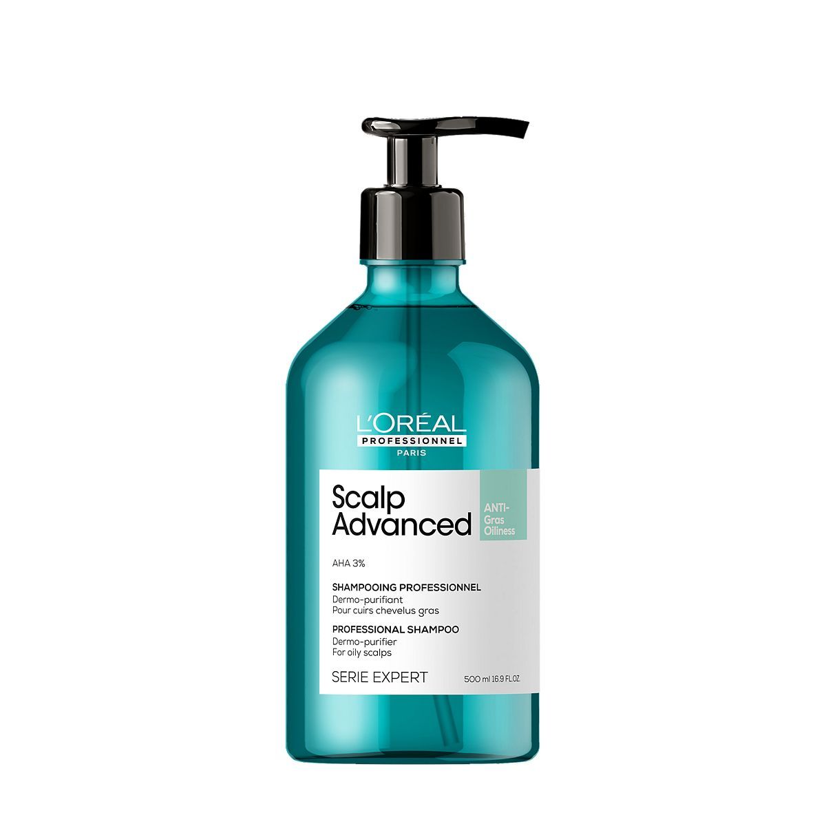 L&amp;rsquo;Or&amp;eacute;al Professionnel Serie Expert Scalp Advanced Anti-Oiliness Dermo-Purifier Shampoo For Oily Scalps 500ml