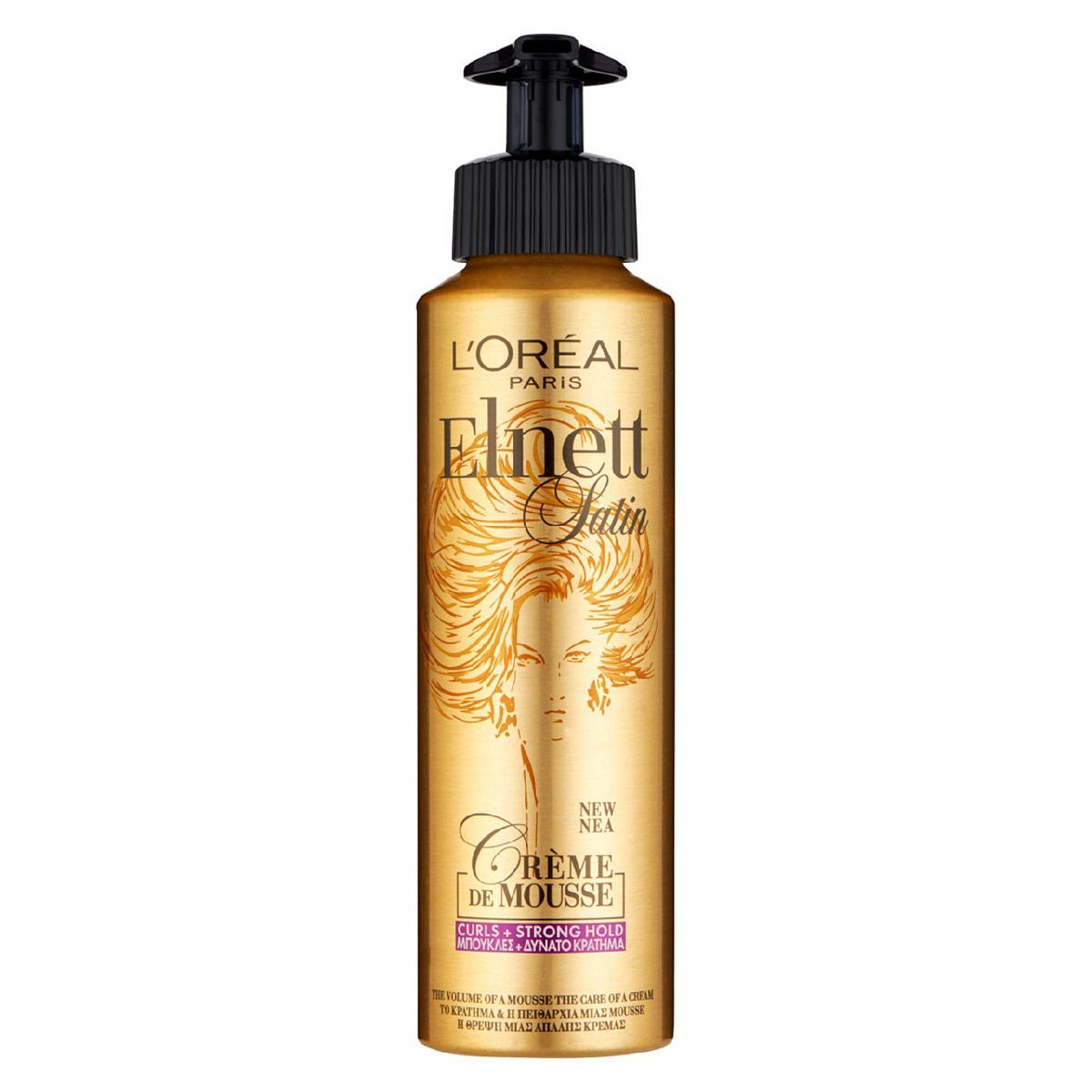 L'Oreal Elnett Cr&amp;egrave;me de Mousse Curls Strong Hold 200ml