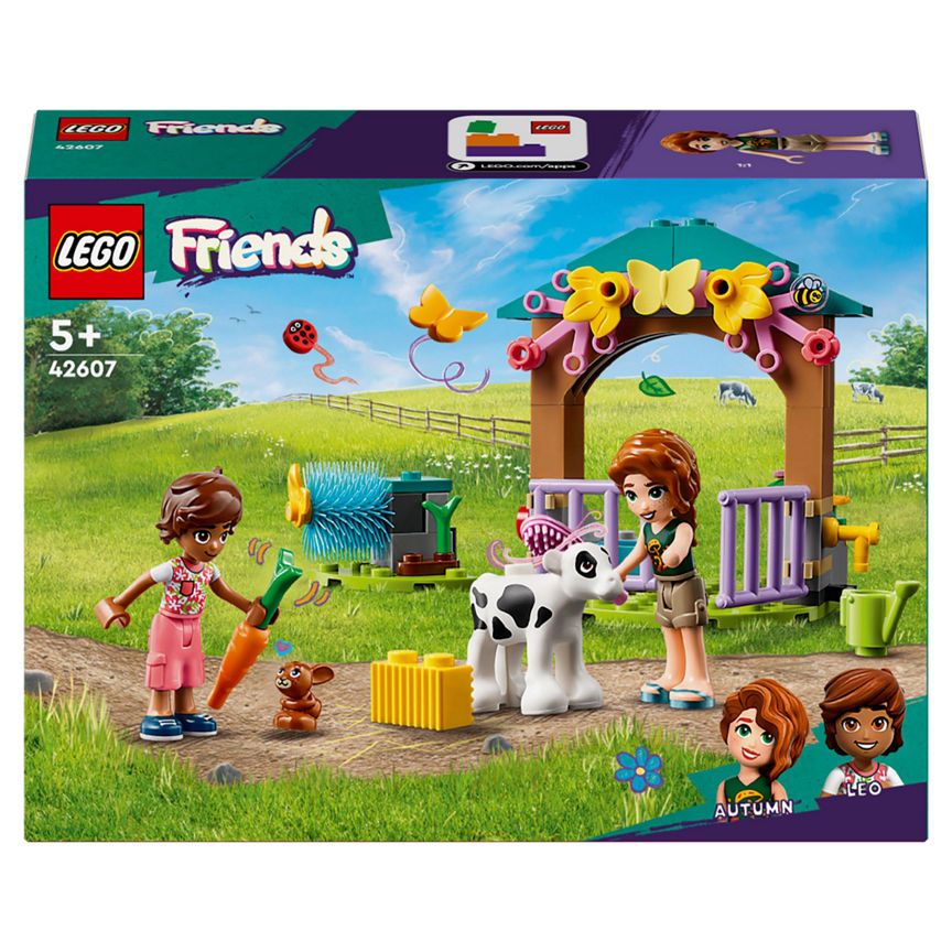 LEGO Friends Autumn&amp;rsquo;s Baby Cow Shed Farm Toy 42607