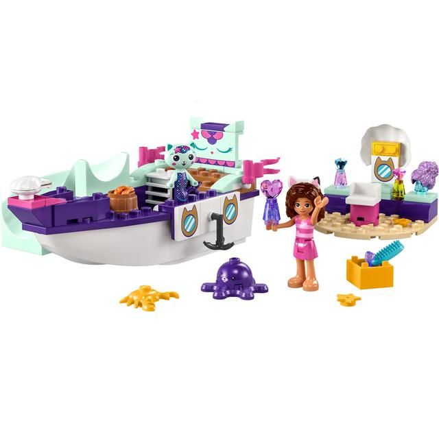 LEGO Gabby's Dollshouse Gabby &amp;amp; MerCat's Ship &amp;amp; Spa 10786 4+