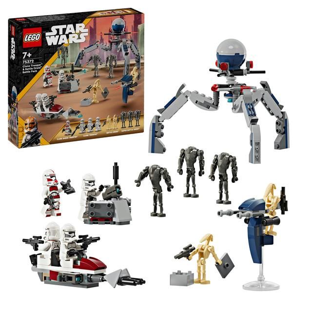 LEGO Star Wars Clone Trooper &amp;amp; Battle Droid Battle Pack 75372