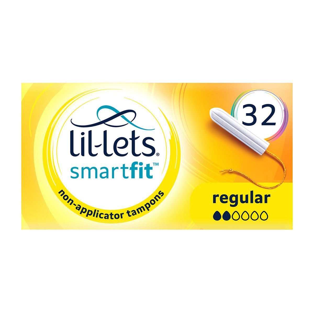 Lil-Lets Non-Applicator Tampons (SmartFit&amp;trade;) &amp;ndash; Regular &amp;ndash; 32 pack