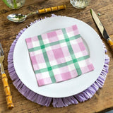 Lilac &amp;amp; Green Paper Party Napkins   20 per pack