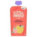 LITTLE ANGELS by ASDA Organic Apple &amp;amp; Strawberry Baby Food 6+ Months